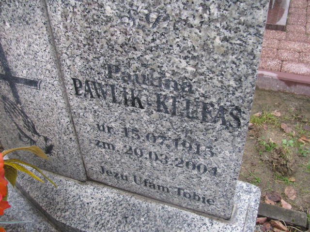 Paulina Pawlik Klufas 1915 Lubaczów Mokrzyca Zakład usług - Grobonet - Wyszukiwarka osób pochowanych