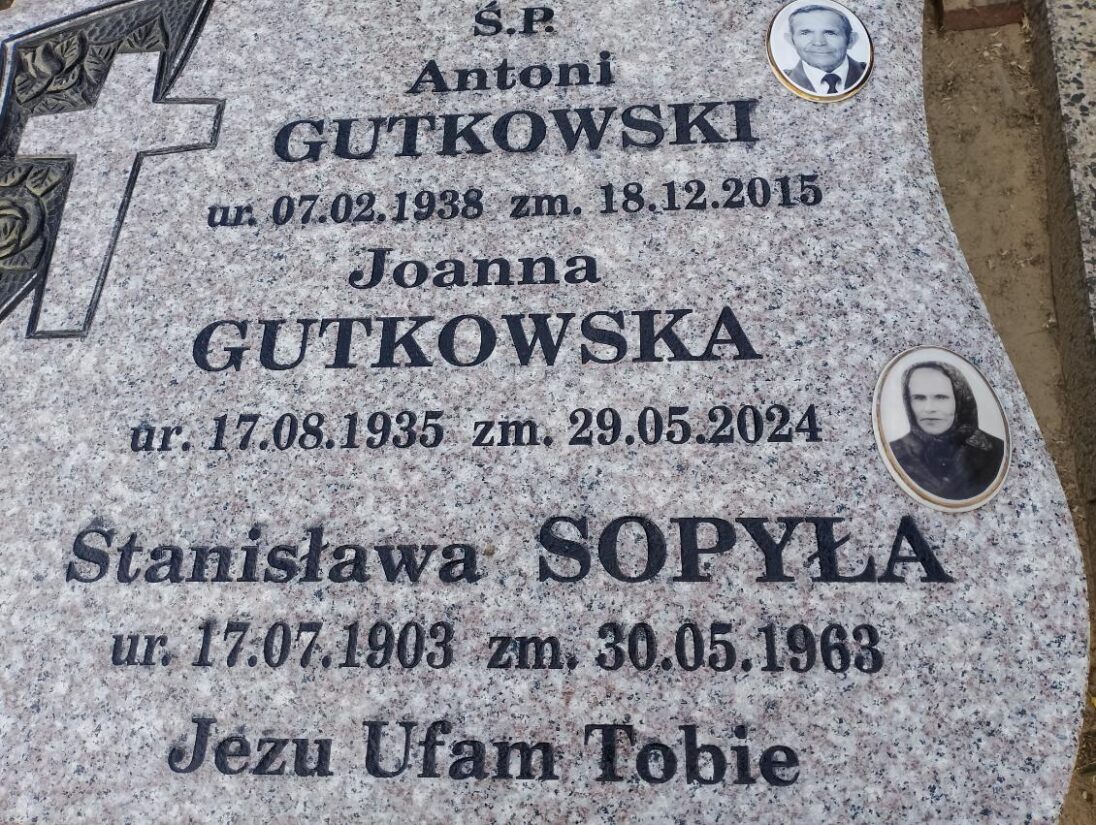 Grób Stanisława Sopyła