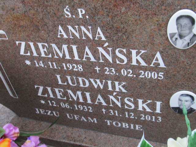 Anna Ziemiańska 1928 Lubaczów Mokrzyca Zakład usług - Grobonet - Wyszukiwarka osób pochowanych