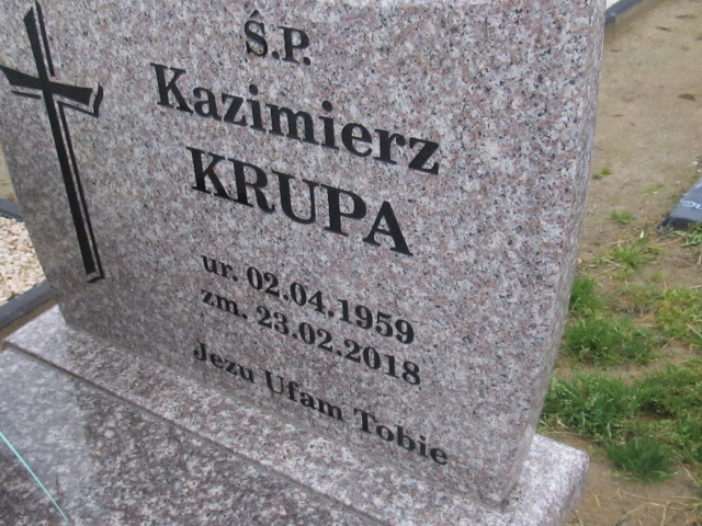 Grób Kazimierz Krupa