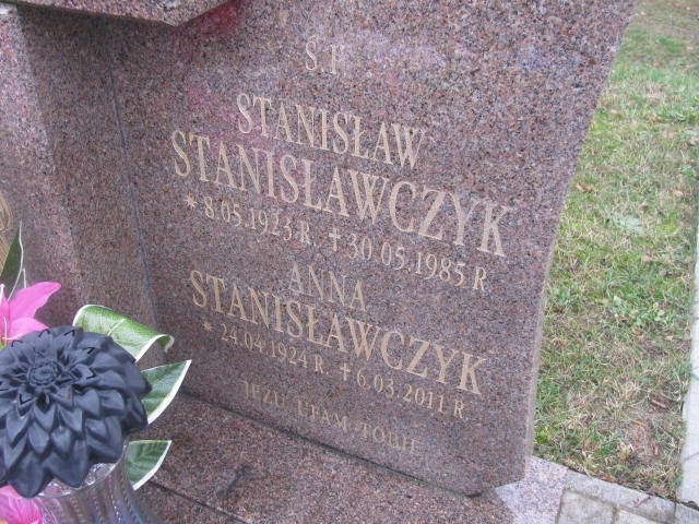 Grób Stanisław Stanisławczyk