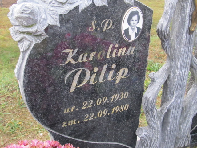 Grób Karolina Pilip