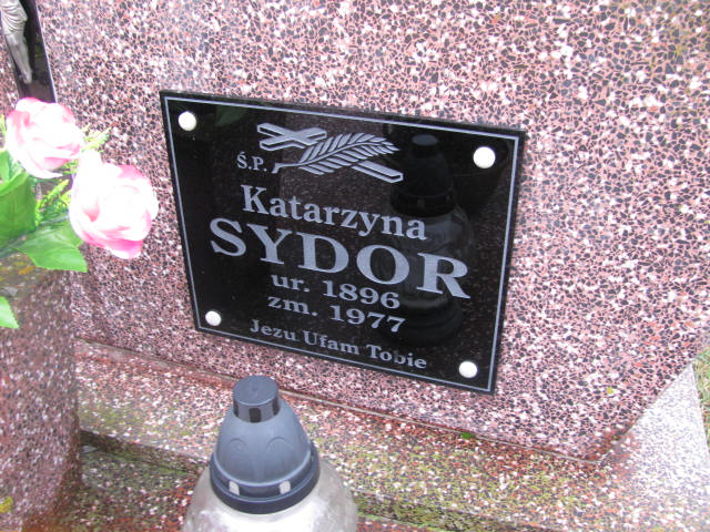 Katarzyna Sydor 1895 Lubaczów Mokrzyca Zakład usług - Grobonet - Wyszukiwarka osób pochowanych