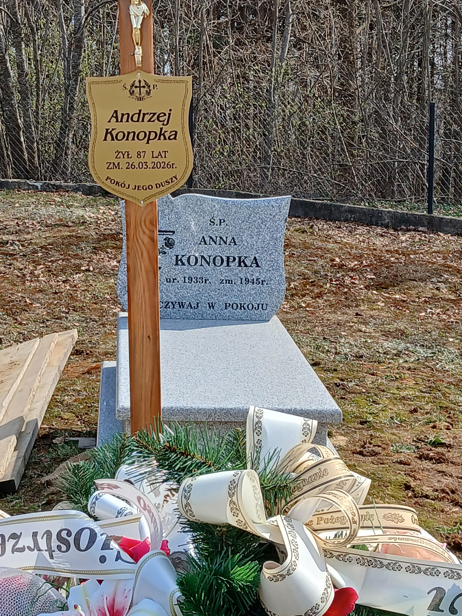 Grób Andrzej Konopka