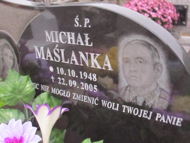 Grób Michał Maślanka