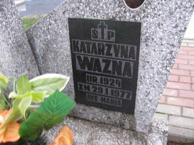 Katarzyna Ważna  1923 Lubaczów Mokrzyca Zakład usług - Grobonet - Wyszukiwarka osób pochowanych