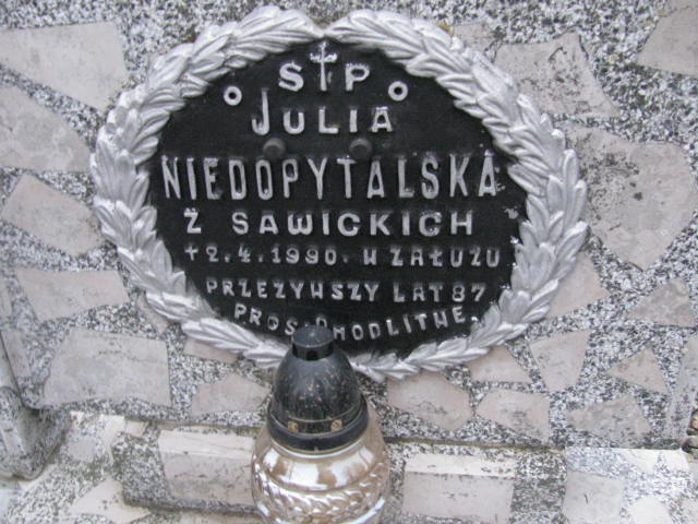 Grób Julia Niedopytalska 